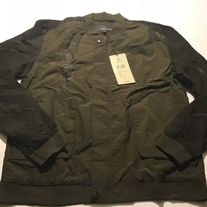 Stonefeather Khaki Bomber Jacket NWT Men’s M